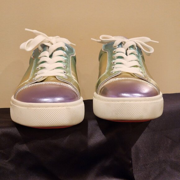 Excellent EU39 CHRISTIAN LOUBOUTIN Sneakers Vieirissima Iridescent - Picture 13 of 16